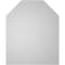 Ekena Millwork Octagonal Top Surface Mount PVC Gable Vent w/ 2"W x 1-1/2"P Brickmould Frame, 28"W x 34"H GVPOT28X3402SN - alternate 4